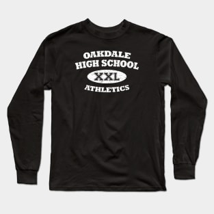 Oakdale High School Athletics (White/Worn) Long Sleeve T-Shirt